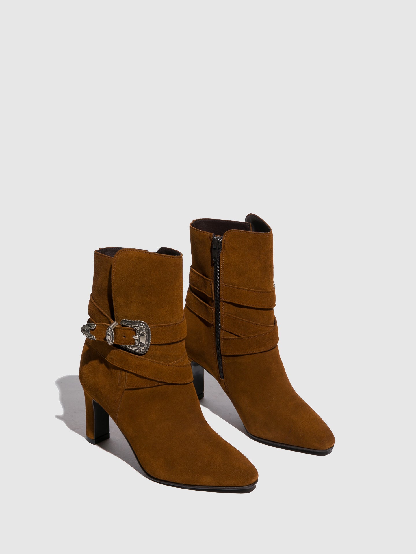 Foreva Botas com Fivela em Camel